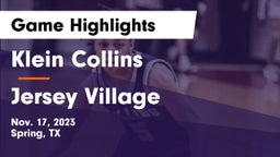 Klein Collins  vs Jersey Village  Game Highlights - Nov. 17, 2023