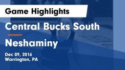 Central Bucks South  vs Neshaminy  Game Highlights - Dec 09, 2016