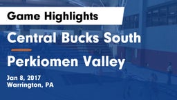 Central Bucks South  vs Perkiomen Valley  Game Highlights - Jan 8, 2017