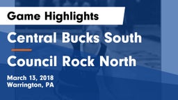 Central Bucks South  vs Council Rock North Game Highlights - March 13, 2018