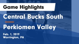 Central Bucks South  vs Perkiomen Valley  Game Highlights - Feb. 1, 2019