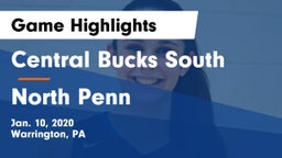 Central Bucks South  vs North Penn  Game Highlights - Jan. 10, 2020