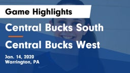 Central Bucks South  vs Central Bucks West  Game Highlights - Jan. 14, 2020