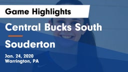 Central Bucks South  vs Souderton  Game Highlights - Jan. 24, 2020