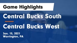 Central Bucks South  vs Central Bucks West  Game Highlights - Jan. 15, 2021