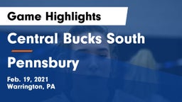Central Bucks South  vs Pennsbury  Game Highlights - Feb. 19, 2021