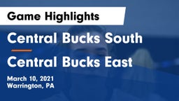 Central Bucks South  vs Central Bucks East  Game Highlights - March 10, 2021