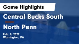 Central Bucks South  vs North Penn  Game Highlights - Feb. 8, 2022