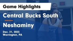 Central Bucks South  vs Neshaminy  Game Highlights - Dec. 21, 2023