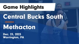 Central Bucks South  vs Methacton  Game Highlights - Dec. 23, 2023
