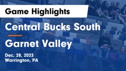 Central Bucks South  vs Garnet Valley  Game Highlights - Dec. 28, 2023