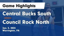 Central Bucks South  vs Council Rock North  Game Highlights - Jan. 5, 2024