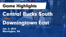 Central Bucks South  vs Downingtown East  Game Highlights - Jan. 5, 2019