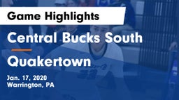 Central Bucks South  vs Quakertown  Game Highlights - Jan. 17, 2020
