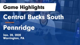 Central Bucks South  vs Pennridge  Game Highlights - Jan. 28, 2020