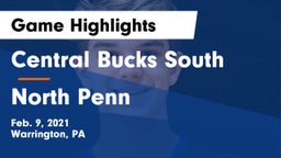 Central Bucks South  vs North Penn  Game Highlights - Feb. 9, 2021