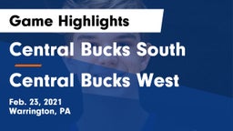 Central Bucks South  vs Central Bucks West  Game Highlights - Feb. 23, 2021