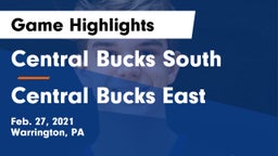 Central Bucks South  vs Central Bucks East  Game Highlights - Feb. 27, 2021