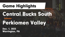 Central Bucks South  vs Perkiomen Valley  Game Highlights - Dec. 1, 2023