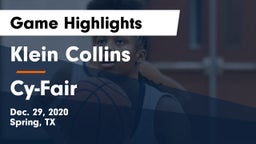 Klein Collins  vs Cy-Fair  Game Highlights - Dec. 29, 2020