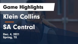 Klein Collins  vs SA Central Game Highlights - Dec. 4, 2021
