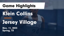 Klein Collins  vs Jersey Village Game Highlights - Nov. 11, 2023