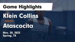 Klein Collins  vs Atascocita  Game Highlights - Nov. 20, 2023