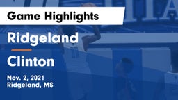 Ridgeland  vs Clinton  Game Highlights - Nov. 2, 2021