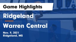 Ridgeland  vs Warren Central  Game Highlights - Nov. 9, 2021