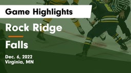 Rock Ridge  vs Falls  Game Highlights - Dec. 6, 2022