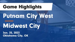 Putnam City West  vs Midwest City  Game Highlights - Jan. 25, 2022