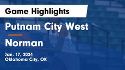 Putnam City West  vs Norman  Game Highlights - Jan. 17, 2024