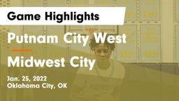 Putnam City West  vs Midwest City  Game Highlights - Jan. 25, 2022