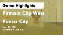 Putnam City West  vs Ponca City  Game Highlights - Jan. 28, 2022
