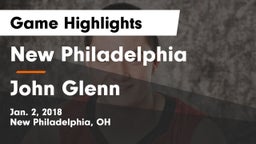 New Philadelphia  vs John Glenn  Game Highlights - Jan. 2, 2018