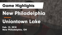 New Philadelphia  vs Uniontown Lake  Game Highlights - Feb. 13, 2018