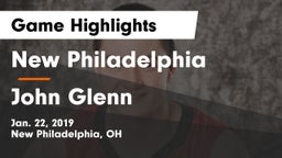 New Philadelphia  vs John Glenn  Game Highlights - Jan. 22, 2019