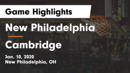 New Philadelphia  vs Cambridge  Game Highlights - Jan. 10, 2020