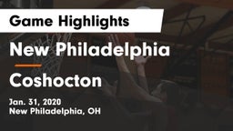 New Philadelphia  vs Coshocton  Game Highlights - Jan. 31, 2020