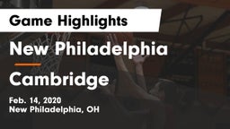New Philadelphia  vs Cambridge  Game Highlights - Feb. 14, 2020