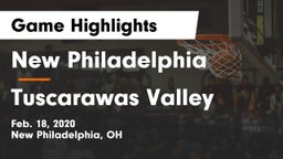 New Philadelphia  vs Tuscarawas Valley  Game Highlights - Feb. 18, 2020