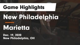 New Philadelphia  vs Marietta  Game Highlights - Dec. 19, 2020