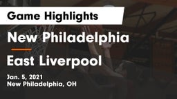 New Philadelphia  vs East Liverpool  Game Highlights - Jan. 5, 2021