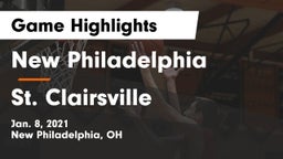 New Philadelphia  vs St. Clairsville  Game Highlights - Jan. 8, 2021