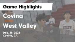 Covina  vs West Valley  Game Highlights - Dec. 29, 2022