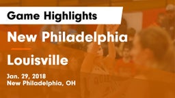 New Philadelphia  vs Louisville  Game Highlights - Jan. 29, 2018