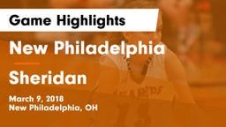 New Philadelphia  vs Sheridan  Game Highlights - March 9, 2018