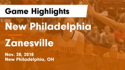 New Philadelphia  vs Zanesville Game Highlights - Nov. 28, 2018