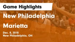 New Philadelphia  vs Marietta  Game Highlights - Dec. 8, 2018