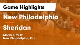 New Philadelphia  vs Sheridan Game Highlights - March 8, 2019